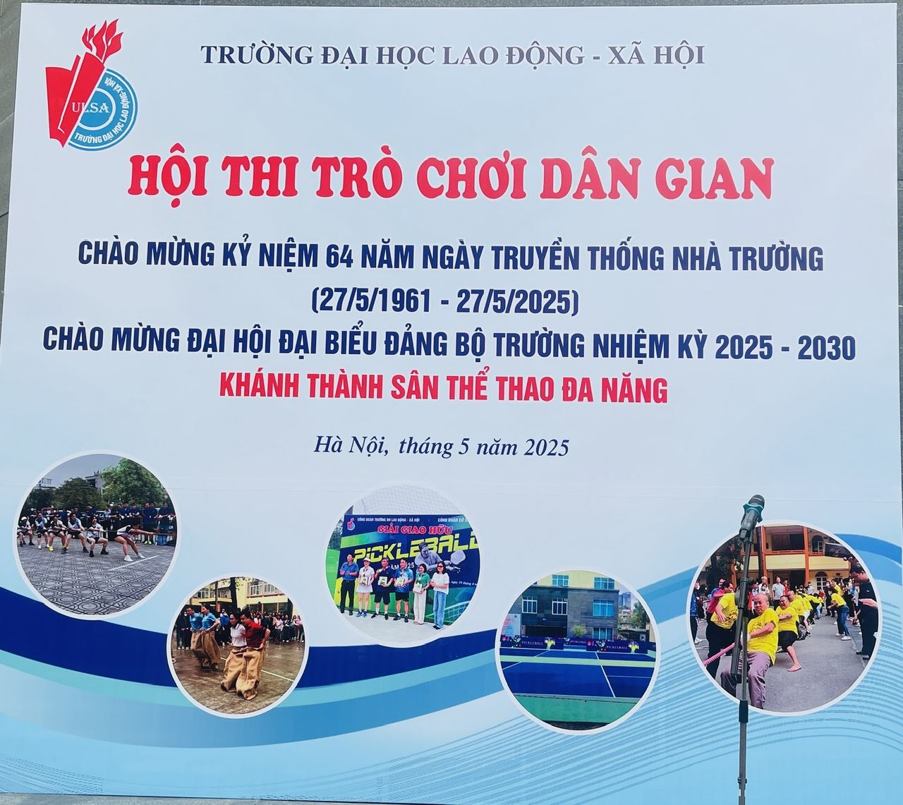Sôi nổi Hội thi Trò chơi Dân gian chào mừng Ngày Đại hội đại biểu Đảng bộ Trường lần thứ XXVI nhiệm kỳ 2025-2030